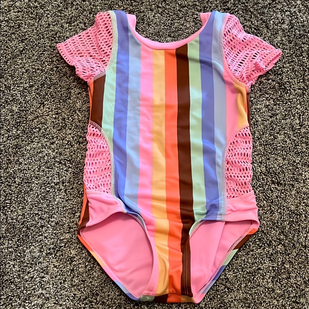 Kids Colorful Striped swim suit